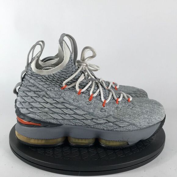 Nike LeBron 15 XV Gray Basketball Shoes 922811-080 Women’s Size 8 (6.5Y) - Picture 4 of 11